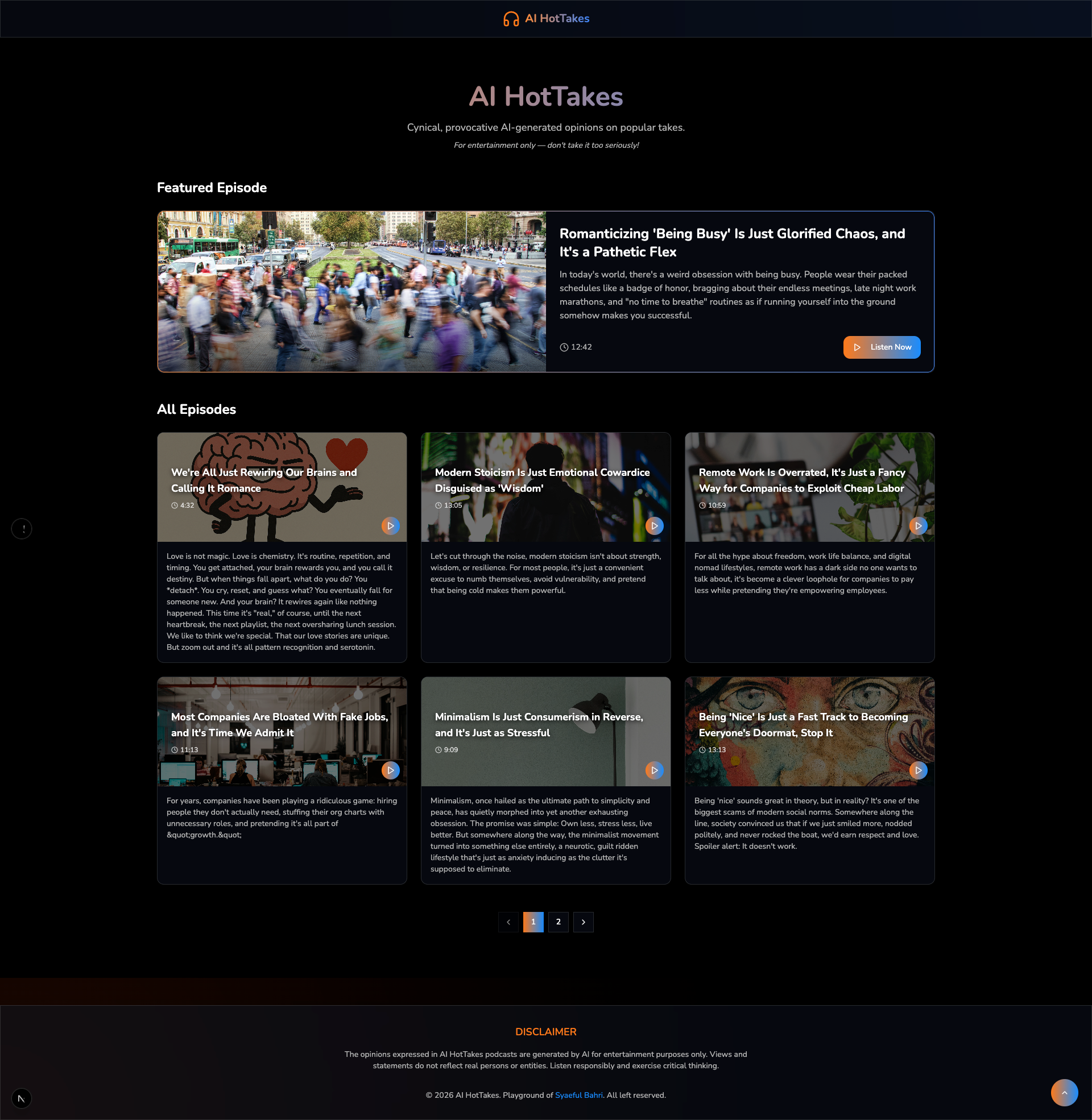 AI HotTakes Preview